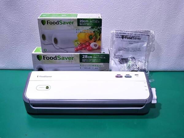 ■■【即決】FoodSaver フードセーバー FM2010DTC 真空パック器 未使用品! 専用ロールパック ハンディシーラー 付き