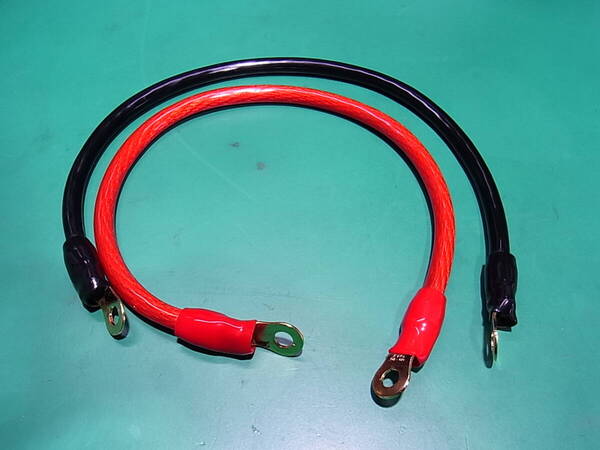 ■■【即決】SVA High Transmission OFC Power Cable 赤&黒 約60cm とても程度の良いUSED品!