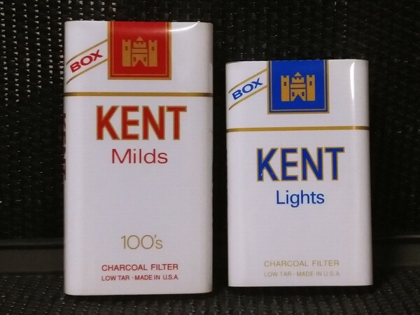 送料無料 KENT mild light ケント マイルド ライト たばこ タバコ 自動販売機用見本 サンプル ダミー 2点セット