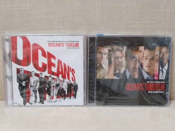 新品未開封 オーシャンズ12 13 Ocean's Twelve Thirteen サントラCD 2枚セット DAVID HOLMES デヴィッド・ホルムス ost 送料無料