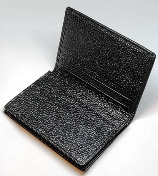 名刺入れ カード入れ ★新品 定期入れ 本革 カードケース メンズ レディース 財布 牛革 ブラック