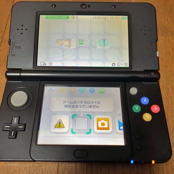NEWニンテンドー3DS ブラック【動作確認済】本体 任天堂 Nintendo 即決 送料込み 送料無料 ブラック