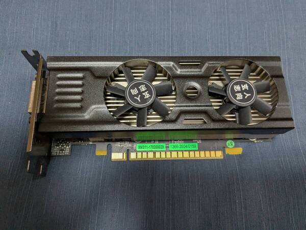 中古品 玄人志向 GTX 1050 LP PCI-E 2GB GDDR5 128Bit グラフィックボード グラボ ビデオカード 動作確認済