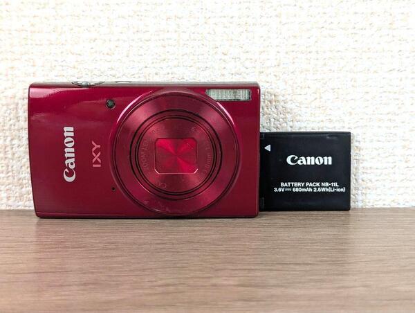 【訳アリ品】Canon IXY 190 レッド コンパクトデジタルカメラ デジカメ コンデジ