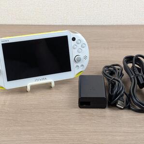 動作良好品 SONY ソニー PSVita PCH-2000 ライム/ホワイト