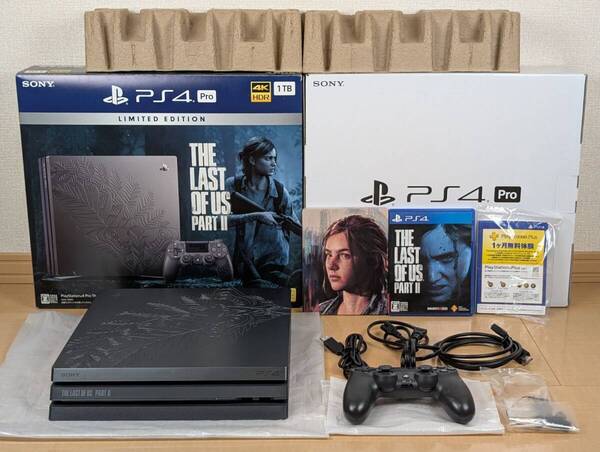 【美品・完備品・限定品】PlayStation4 CUHJ-10034 THE LAST OF US Part II リミテッドエディション ゲームソフト付
