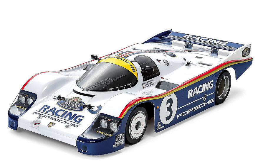 タミヤCカー ポルシェ956 ボディー、ウイング、ステッカー、ホイールセット Yahoo!オークション -「タミヤ ポルシェ956」(ボディ) (パーツ