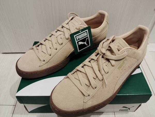 ●送料込み●新品未使用●PUMA プーマ●SUEDE GUM スウェード ガム●ベージュ●27.5㎝●