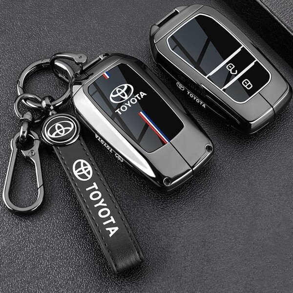 トヨタ スマートキーケース 黒 RAV4 プリウス カローラ ヤリス ハリアー