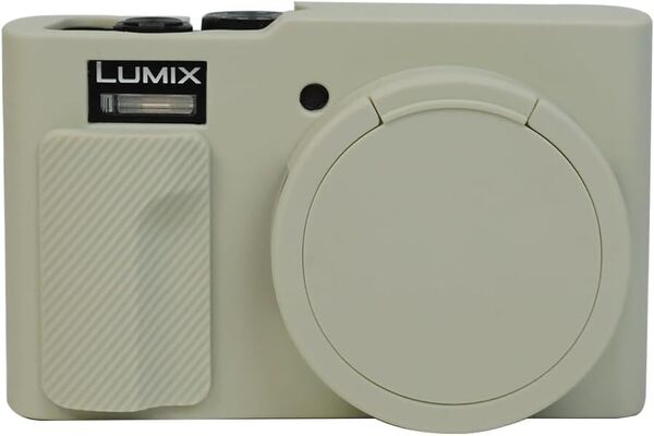 SIUTATDSH カメラカバー シリコンケース 適用 Panasonic パナソニック Lumix DC-ZS99 DC-TZ99 ケース Lumix ZS99 TZ99 ホワイト