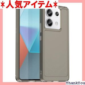 Redmi Note 13 Pro 5G 用 ケースク 防止 携帯カバー グレー R0114-NOTE13PRO 403
