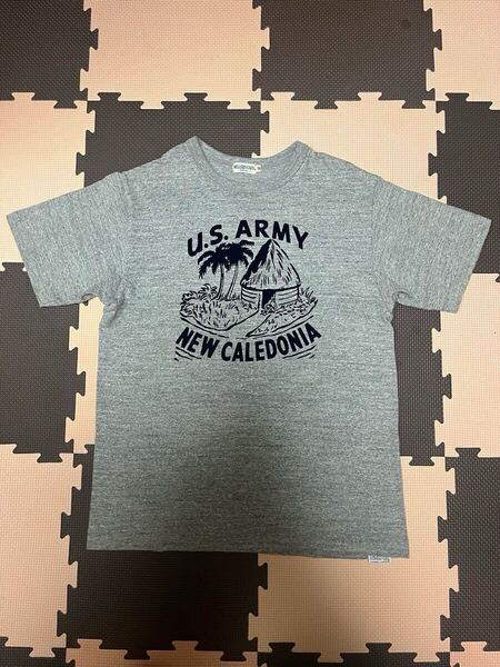 未使用品 ウエアハウス(ヘラーズカフェ)Tシャツ 杢グレー 38(M)サイズ