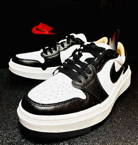 ☆送料込■新品29.0cm■ナイキ エア ジョーダン 1 エレベート LOW AIR JORDAN 1 ホワイト/ブラック WMNS 厚底【定価.20900円】