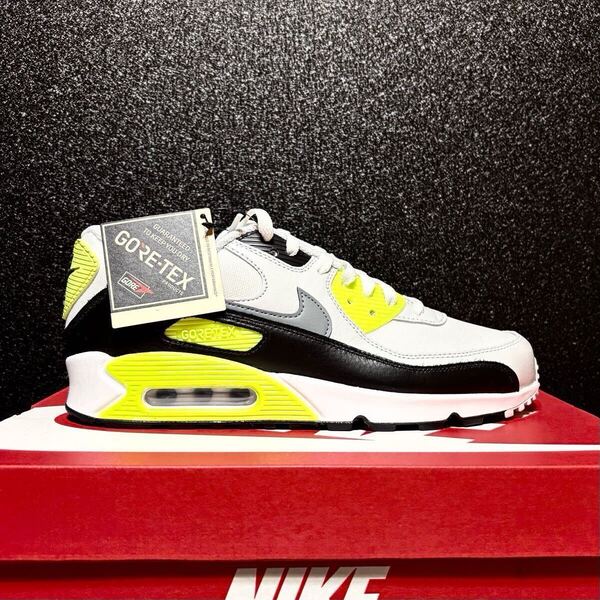 ☆送料込■新品28.0cm■ナイキ エア マックス90 ゴアテックス AIR MAX 90 GORE-TEX サミットホワイト/ボルト【定価.20130円】