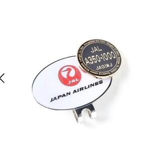 JALオリジナル A350-1000 ゴルフマーカー 黒 ブラック