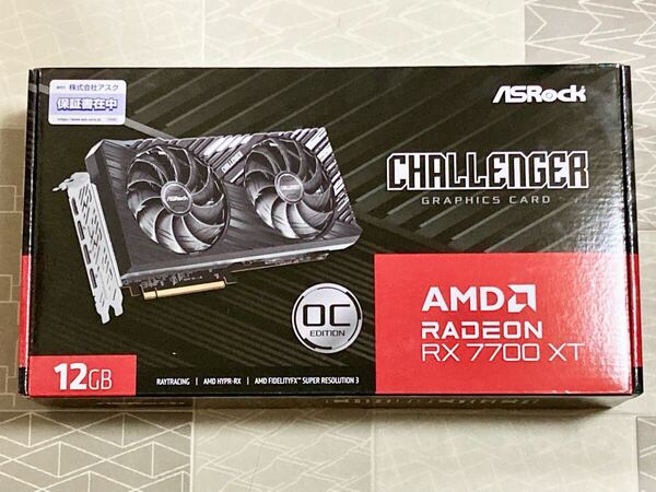 【新品未開封 送料無料 即日対応 保証付】 ASRock AMD Radeon RX 7700 XT Challenger 12GB OC グラボ グラフィックボード