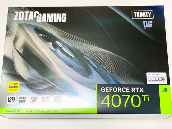 【送料無料 即日対応 空き箱】 ZOTAC GAMING GeForce RTX 4070 Ti Trinity OC ZT-D40710J-10P 空き箱