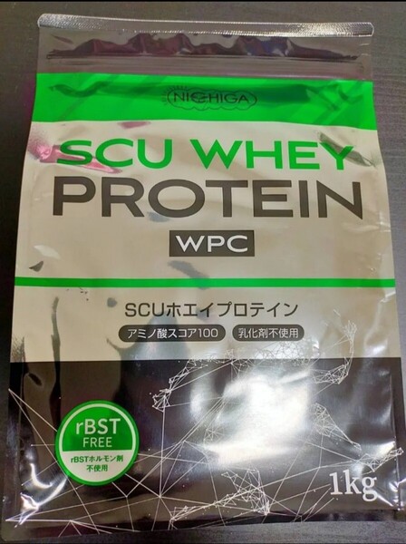 ☆再出品可能☆ ニチガ NICHIGA SCU ホエイプロテイン 1kg