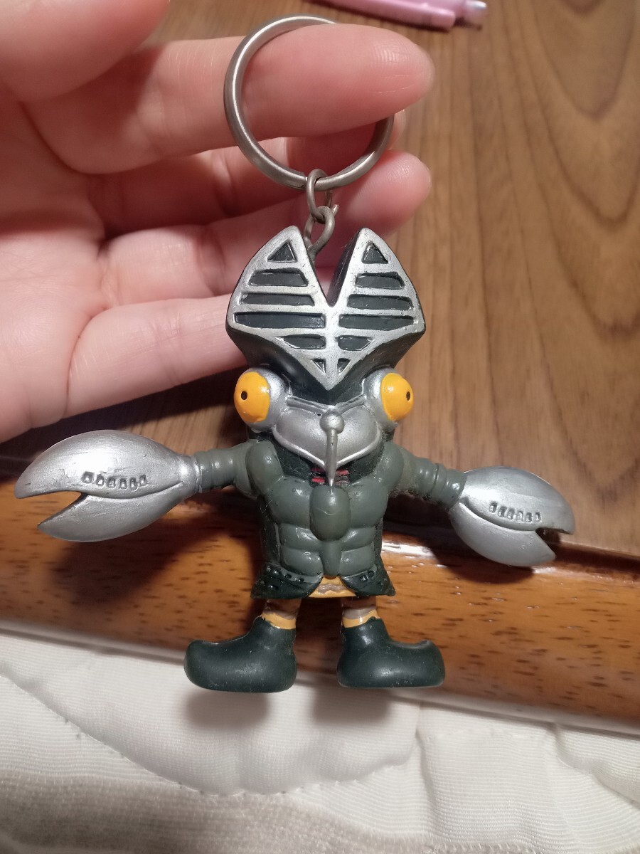 【レトロ】　ウルトラマン　バルタン星人　フィギュア　人形　キーホルダー　ソフビ ウルトラマン ウルトラセブン バルタン星人 ソフビキーホルダー