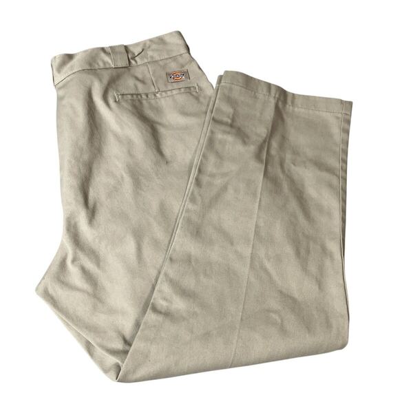 Dickies ディッキーズ 874 ワークパンツ 古着 DICKIES ワークパンツ ルーズフィット ベージュ系 ビッグシルエットW42 L30