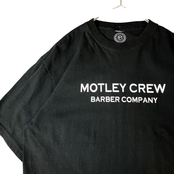 MOTLEY CREW モトリー・クルー バンドTシャツ バンT 両面プリント 肉厚生地 ヘビーウェイト 黒 ブラック 古着 XL ビッグシルエット