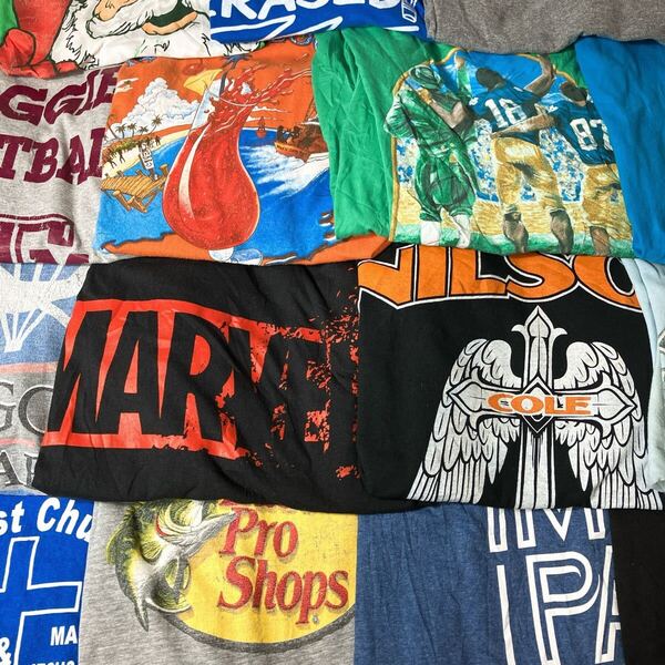 15着セット 2XLのみ US輸入Tシャツまとめ売り 人気卸売 アメリカ古着 アメカジ 古着 プリント Tシャツ 洗濯済み アソート売り