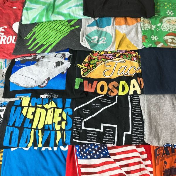 18着セット 2XLサイズのみ US輸入Tシャツまとめ売り 人気卸売 半袖Tシャツ アメリカ古着 Tシャツ ビッグサイズ 大きいサイズ 洗濯済み