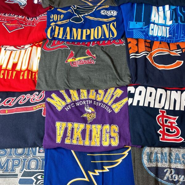 20着セット XLサイズのみ プロチーム チームロゴTシャツ MLB NBA NFL NHL アメリカ古着 セット プリント Tシャツ 洗濯済み ビッグサイズ