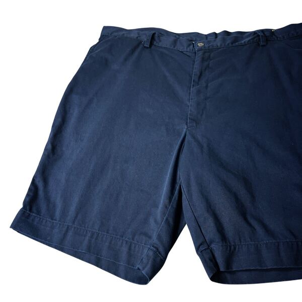 POLO RALPH LAUREN ポロラルフローレン ショーツ ショートパンツ チノショーツ ハーフパンツ 無地 ネイビー紺 W44 ビッグサイズ
