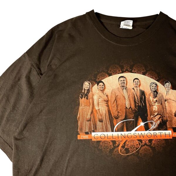 The Collingsworth Family ミュージックTシャツ Tシャツ 古着 00s ブラウン 半袖 2XL ビッグサイズ