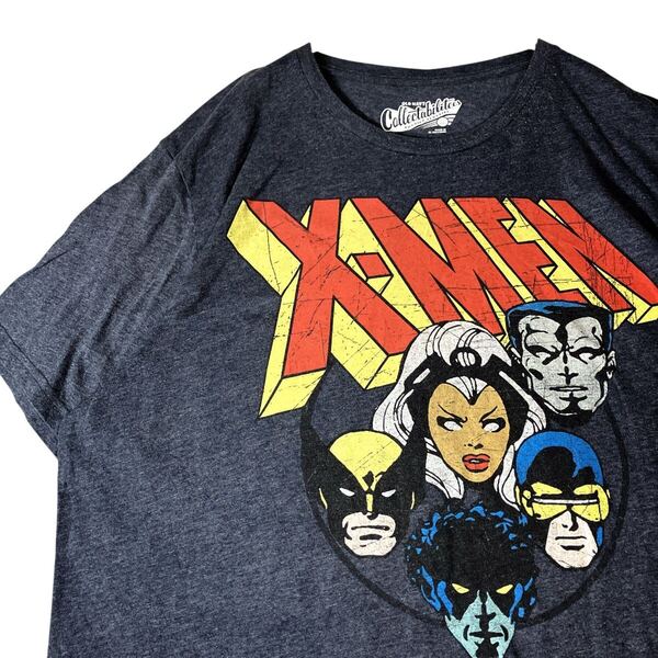 X-MEN アメコミTシャツ 半袖Tシャツ ビッグプリント Tシャツ 古着 00s 2XL ビッグシルエット