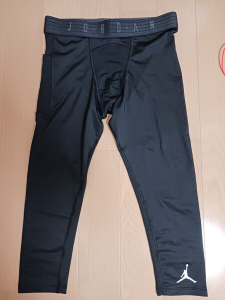 ジョーダン JORDAN メンズ バスケットボールウェア ロングタイツ スパッツ 7分丈 DRY FIT SPRT 3/4 タイツ DX3140-010 未使用品