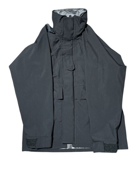 希少サイズUSNAVY ゴアテックスパーカー 米軍放出品 USN WAIPER ブラック GORE-TEX ジャケット マウンテンパーカー