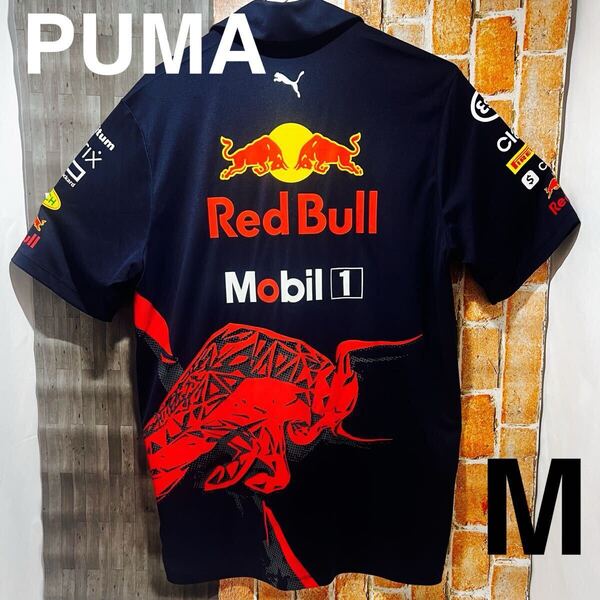 新品 レッドブル Red Bull Tシャツ M タグ付き プーマ オラクル 半袖Tシャツ
