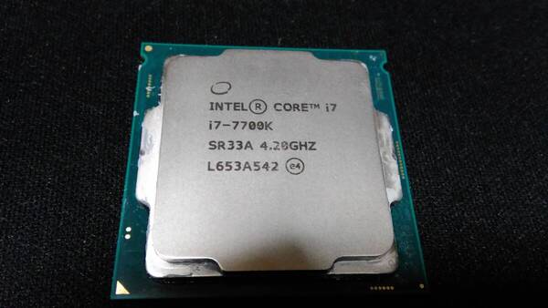 CPU Core i7 7700K Intel 動作確認済 ◆送料無料 ②