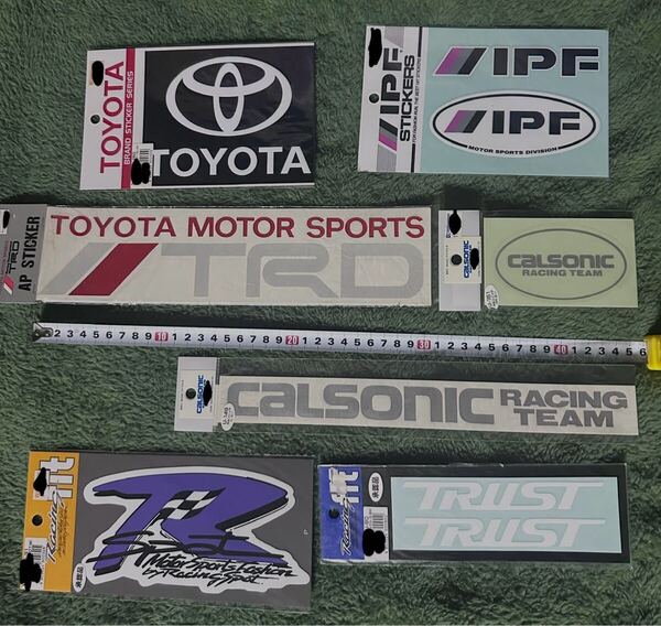当時モノ トヨタ TRD他 ステッカー 希少