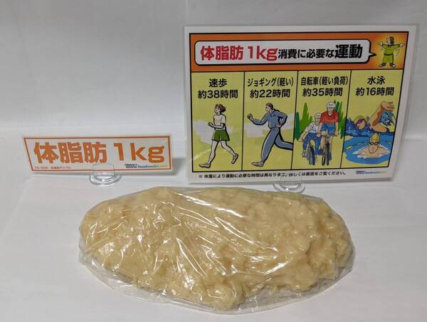 体脂肪サンプル しぼやん 1kg