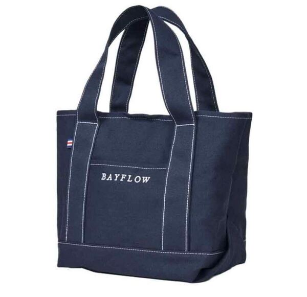 BAYFLOW ベイフロー 収納5ポケット LOGO TOTE BAG ロゴトートバッグ ネイビー 宝島社付録