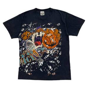 90s ルーニーテューンズ タズ 1993 シャッタード バックボード バスケ Tシャツ サイズ L アメリカ製