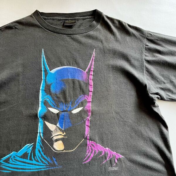 89年 BATMAN Tシャツ XL USA製 ビンテージ 80s 80年代 バットマン DCコミック DC COMICS アメコミ アメリカ製 オリジナル ヴィンテージ