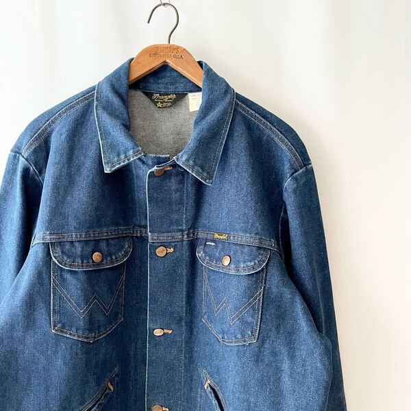 サイズ50! 70s 80s Wrangler 74136NV デニムジャケット USA製 ビンテージ 70年代 80年代 ラングラー ジージャン オリジナル ヴィンテージ