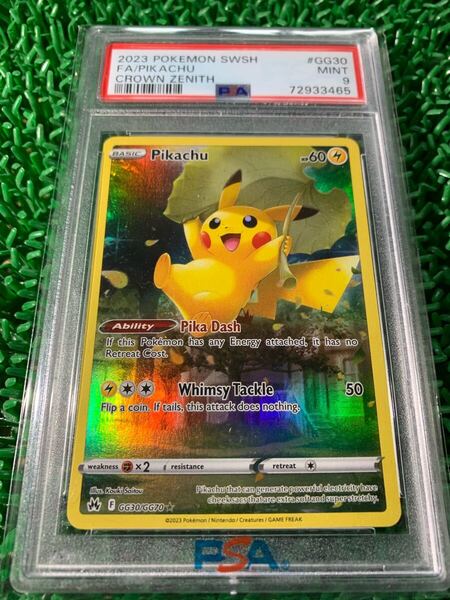 PSA9ピカチュウ海外版Pikachu PikaDash ポケモン