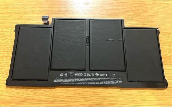 MacBook Air 13インチ A1496 交換用バッテリー 純正品 2012 2013 2014 2015 2017 06041 訳あり特価 ジャンク ②