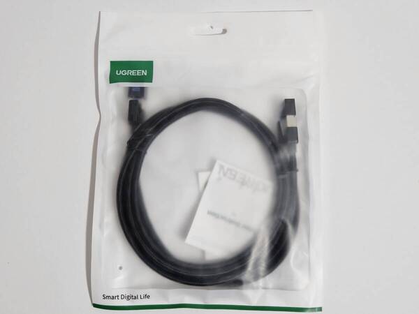 新品未開封 UGREEN LANケーブル 2M メッシュ カテゴリー8 コネクタ CAT8準拠 イーサネットケーブル