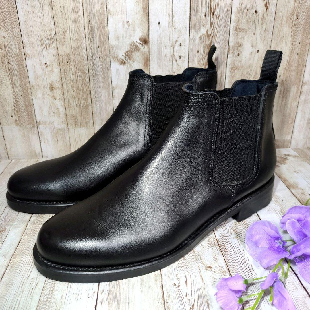 REGAL レインブーツ 黒 Mサイズ REGAL ブラック サイドゴア レインブーツ Sサイズ - メルカリ