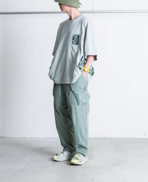 希少 即完売 コムフィアウトドアガーメント CMF comfy OUTDOOR GARMENT - 24SS PREFUSE PANTS DETACHABLE パンツ カーゴ カーキ