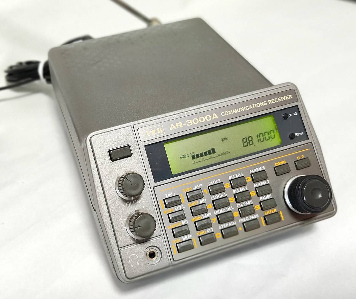 AOR AR-3000A 広帯域受信機 ワイドレシーバー 動作品 Yahoo!オークション -「ar-3000a」(受信機) (アマチュア無線)の
