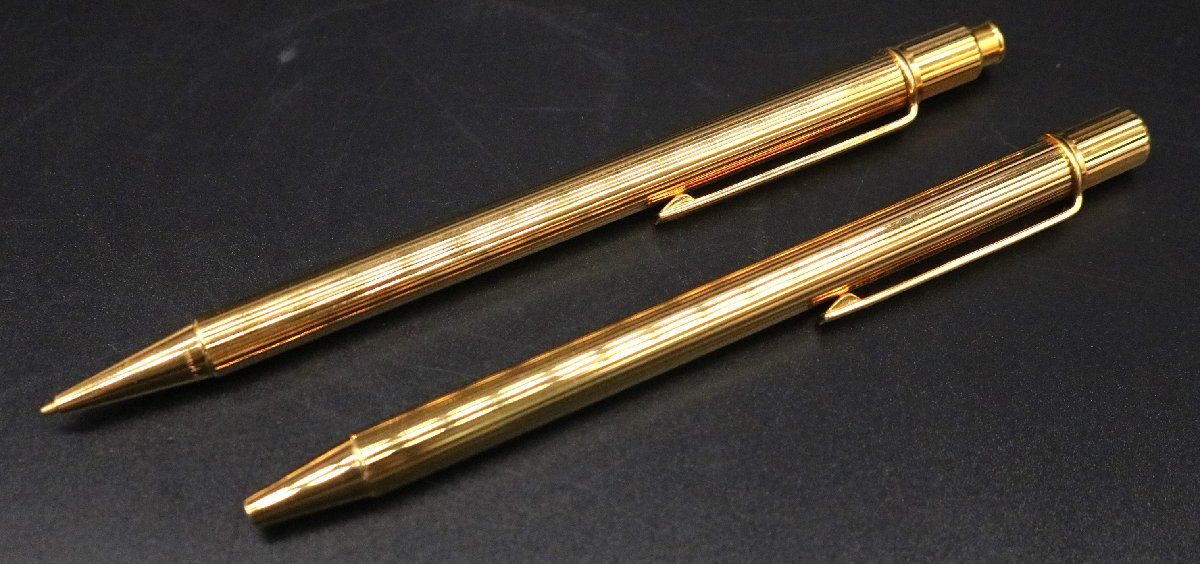 カルティエ　シャーペン　ゴールドカラー Cartier イコー質店 カルティエ ☆希少品 マストII ドゥ