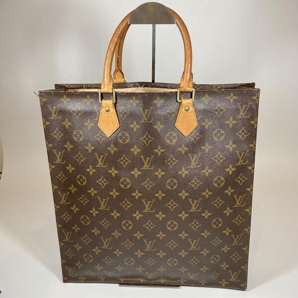 LOUIS VUITTON ルイヴィトン サック・プラ ハンドバッグ モノグラム ブラウン レディース かっこいい かわいい 高級感 大人 ハイブランド