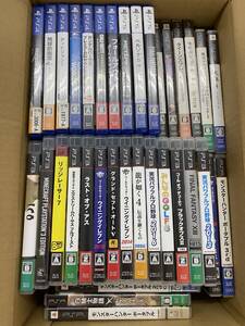 PS3 PS4 PS5 PSP ソフト 80サイズ 動作未確認 ジャンク まとめ売り ペルソナ5 フォールアウト4 みんなのGOLF6 モンハン【S138/80/0】